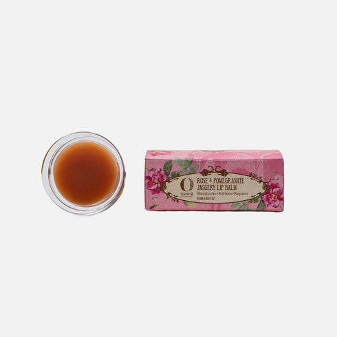 Ohria Ayurveda Rose & Pomegranate Jaggery Lip Balm